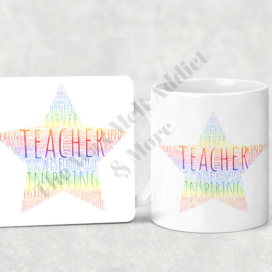 Star Teacher - Mug & Coaster Set