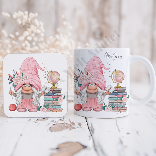 Teacher Appreciation Mug & Coaster set.