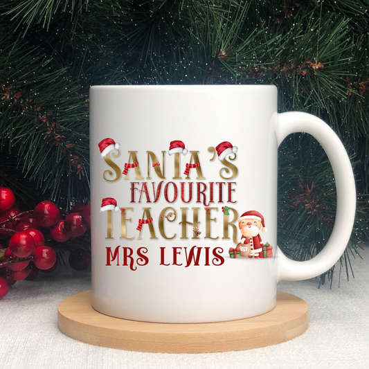 Christmas Favourite Teacher - Personalised