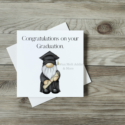 Graduation Gnome Card - Personalised