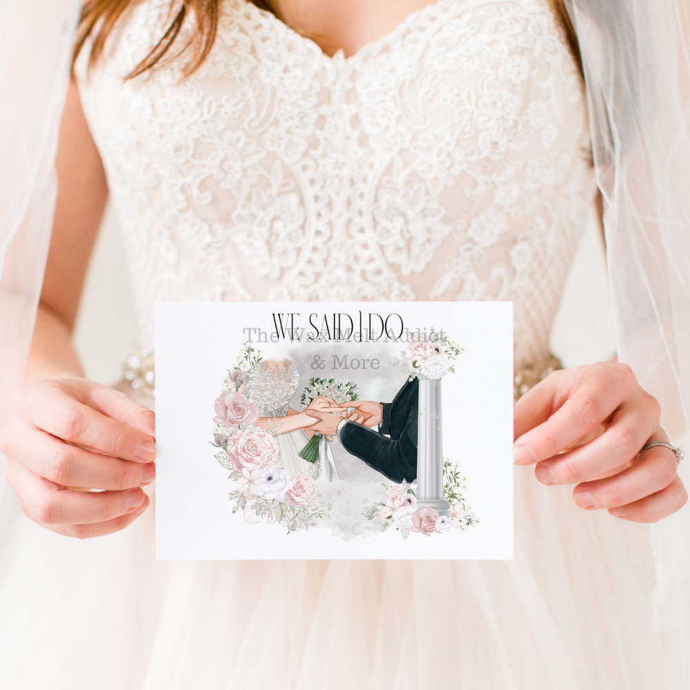 We Said I Do - Wedding Card